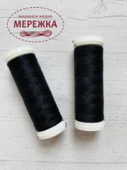 Фото нитка швейна Аріадна Талія, колір чорний