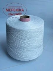 Фото DMC Perle Cotton #8 на метраж, колір Blanc, 40 метрів