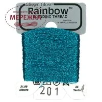 Фото Glissen Gloss Rainbow Blending Thread Teal Green RBT201