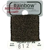 Фото Glissen Gloss Rainbow Blending Thread Dark Brown RBT812
