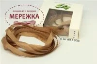 Фото Au Ver à Soie Стрічка 4 мм 100% шовк, 3 метри 2578