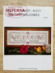 Фото Схема для вишивання Rosewood Manor Many, Many Welcomes