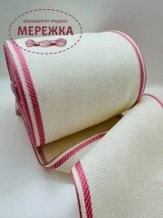 Фото Стрічка Vaupel and Heilenbeck біла, кант рожевий