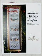 The Victoria Sampler Схема Heirloom Nativity Sampler 087