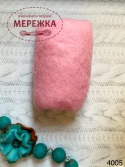 Фото вовна для валяння, колір рожевий