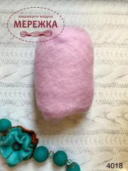 Фото вовна для валяння, колір рожевий