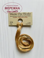 Муліне ручного фарбування Weeks Dye Works Oak 1219 фото