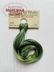Муліне ручного фарбування Weeks Dye Works Blue Spruce 1276 фото