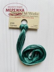 Муліне ручного фарбування Weeks Dye Works Cypress 2153 фото