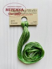 Муліне ручного фарбування Weeks Dye Works Emerald 2171 фото