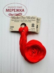 Фото Weeks Dye Works Pearl #8 Fire 2268