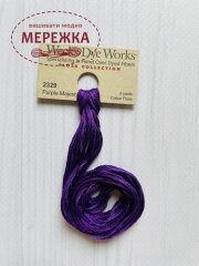 Муліне ручного фарбування Weeks Dye Works Purple Majesty 2329 фото