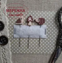 Фото Рахункові голки (піни) Puntinipuntini Autumn Friends - Set di piccole spille