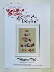Схема для вишивання Barbara Ana Designs Christmas Cake фото