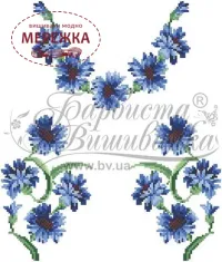 Фото Блуза Бісером Волошки БД027