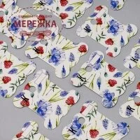 Фото Картонні бобіни 48 шт. Кольорова Ягідна насолода БК-08