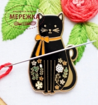 Фото Flamingo Toes Магнітний тримач для голок Black Cat