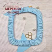 Фото JustCraft чохол для Nurge #4 (250*280 mm) (темна крапка на голубому)