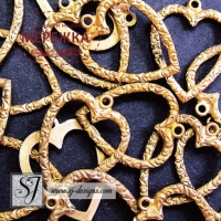 Фото SJ Designs Vintage brass charms 15/16