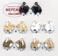 Фото Susan Clarke Originals Pomeranian Dog Charm C-1385- Пришивний елемент