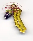 Фото Пришивний елемент Susan Clarke Originals California Grape Charm C-1398