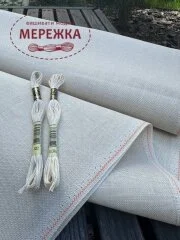 Фото Рівномірне полотно 770 льон 100% Zweigart Cashel