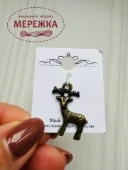 Фото Susan Clarke Originals Reindeer Charm CH-6 - Пришивний елемент