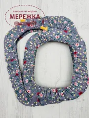 Фото JustCraft чохол для п'ялець Nurge #4 (250*280 mm) (квіти на бузковому)