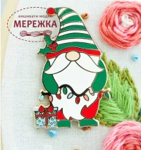 Фото Flamingo Toes Магнітний тримач для голок Christmas Gnome