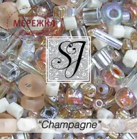 Фото SJ Designs Coctail MIX, 3 mm Champagne