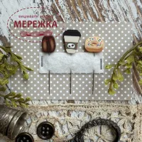 Фото Puntinipuntini Рахункові голки (піни) Puntinipuntini Coffee Pin Set