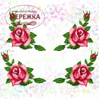 Флізелін Confetti К-205 Троянди.