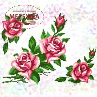 Флізелін Confetti К-211 Троянди