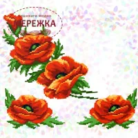 Водорозчинний флізелін К-214 Маки