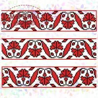 Водорозчинний флізелін Confetti Квіткова стрічка