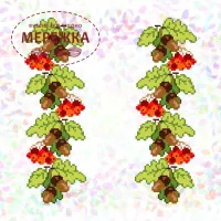 Водорозчинний флізелін Дубове листя К-291