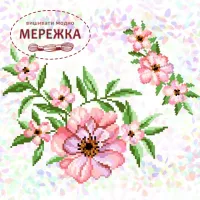 Водорозчинний флізелін Чайна Троянда