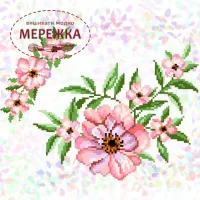 Водорозчинний флізелін Чайна троянда