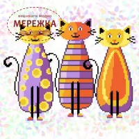  Водорозчинний флізелін К315 Модні коти