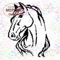 Флізелін водорозчинний К320, Кінь