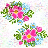 Водорозчинний флізелін Польові квіти