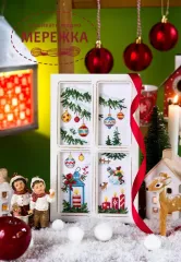 Фото Creation Point de Croix Рамка деокративна Вікно Petite fenetre a 4 carreaux