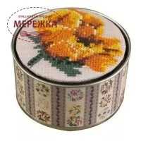 Фото Набір для вишивання хрестиком Sajou Декоративна скринька Flower Poppy #12