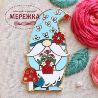 Фото Flamingo Toes Магнітний тримач для голок Spring Gnome