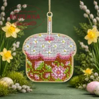 Фото Набір для вишивання бісером Кольорова Святкова Паска D-08