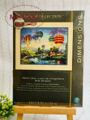 Фото набір для вишивання Повітряні кулі 35213