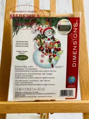Фото набір для вишивання новорічної іграшки Солодощі