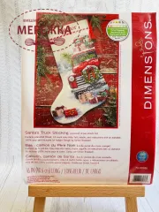 Фото набір для вишивання чобітка Вантажівка Санти 70-08986