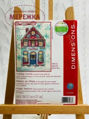 Фото набір для вишивання Діменшинз Святковий дім