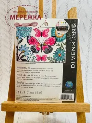 Фото набір для вишивання хрестиком Діменшинз Мрія метелика